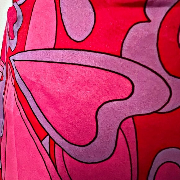 Show Me Your MuMu Cosmopolitan Candy Hearts Midi Dress Sleeveless Tiered Maxi XS - Picture 11 of 13